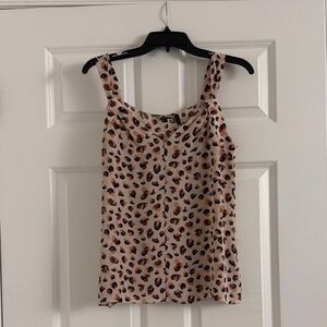Theory Leopard Print Camisole